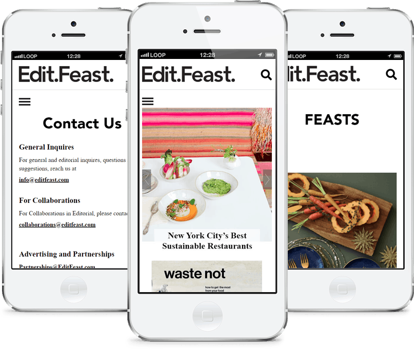 Edit feast Mobile View