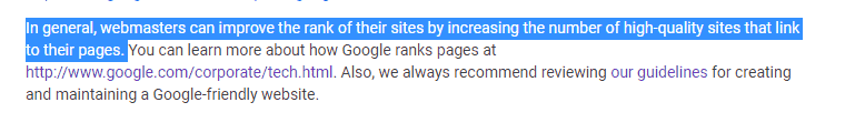 google-suggests-how-to-improve-the-rank-of-a-website