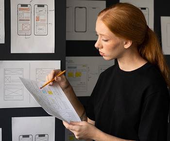 Website analysis illustration